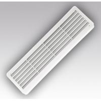 Решетка вентиляционная переточная 440*91 4409ДП АБС двусторонняя