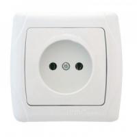 Розетка б/з (белый) М0022  Маргарита  Universal