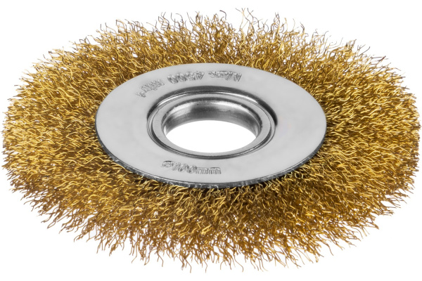 Щетка дисковая для УШМ 0,3мм 100мм/22мм Зубр