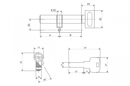 Цилиндр 80-Z-C-G Apecs