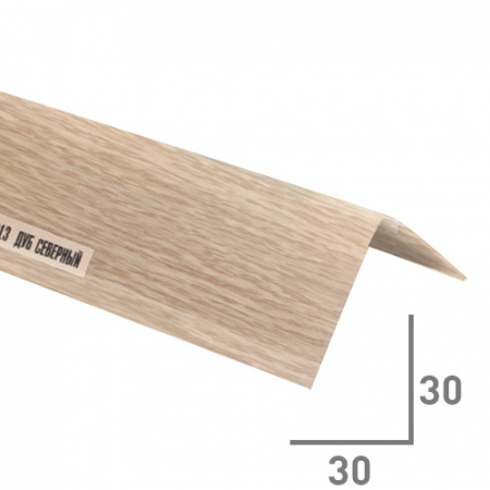 Угол 30х30 мм Дуб Северный