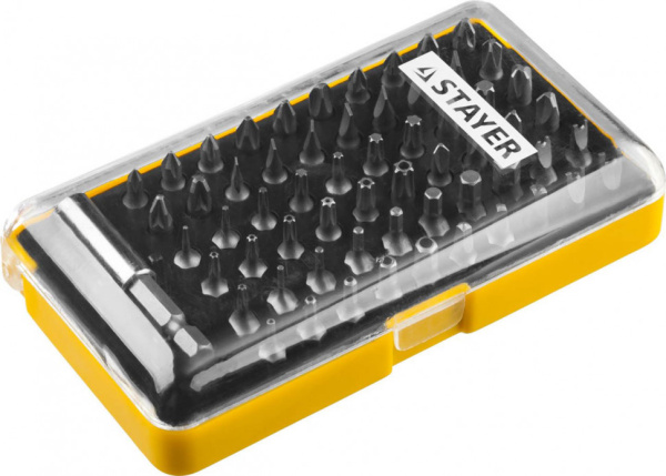 Набор бит CR-V маг. адап.61 предмет "SuperUniversal", STAYER