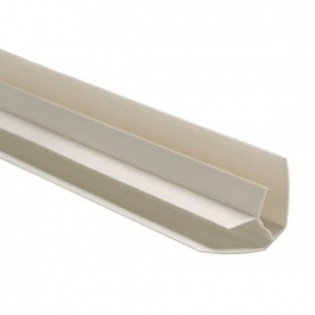 Профиль ПВХ 3мм Внутр.угол белый 2,44м