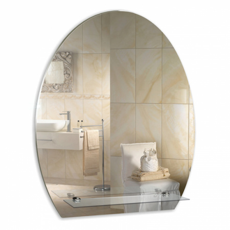 Зеркало MIXLINE "Уют" 490*580 (с полкой)