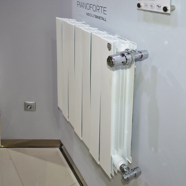 Радиатор биметаллический  500х80 8 секций PianoForte  ROYAL THERMO 