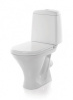 Унитаз компакт с арматурой и сидением "АТТИКА  эконом" кос. нижн., арм., сид.