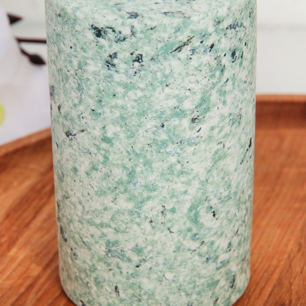 Набор для ванной керамика "Гранит", 3 предмета, зеленый