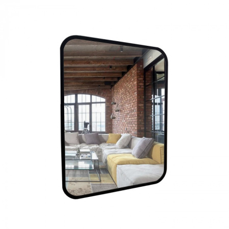 Зеркало MIXLINE "Мальта-лофт" 600*800 черная пласт. рама