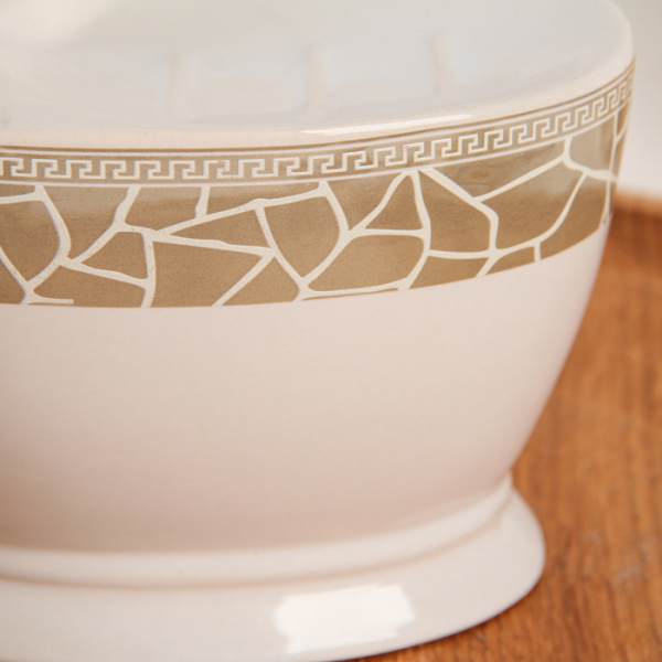 Набор для ванной керамика "Мрамор", 3 предмета   