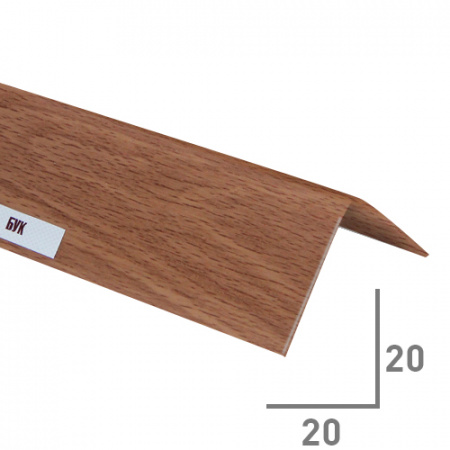 Угол 20х20 мм Бук