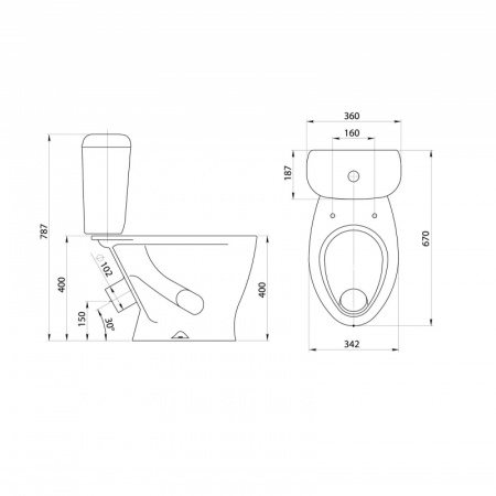 Унитаз компакт "Ультра"с арм и сид  г. Воротынск