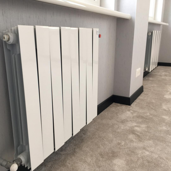 Радиатор биметаллический  500х80 4 секции  PianoForte  ROYAL THERMO 