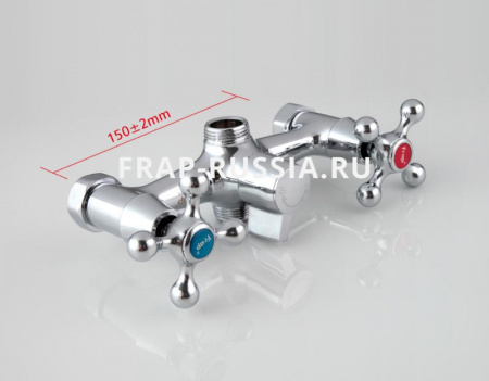 Смеситель для ванны и умывальника 1/2 кер F2208-2 FRAP картр. перекл.