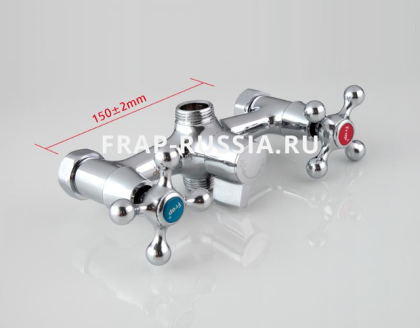 Смеситель для ванны и умывальника 1/2 кер F2208-2 FRAP картр. перекл.