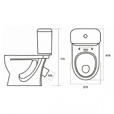 Унитаз компакт Стандарт Эконом