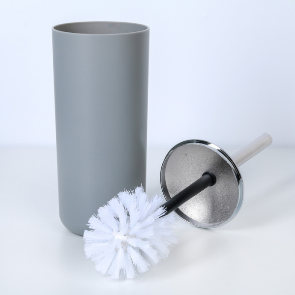 Набор для ванной пласт. "Тринити", 6 предметов, серый   